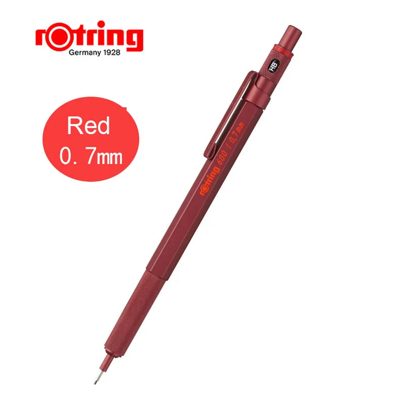 Ołówek automatyczny Rotring 600 z metalowym korpusem 0,5/0,7 mm Czarny
