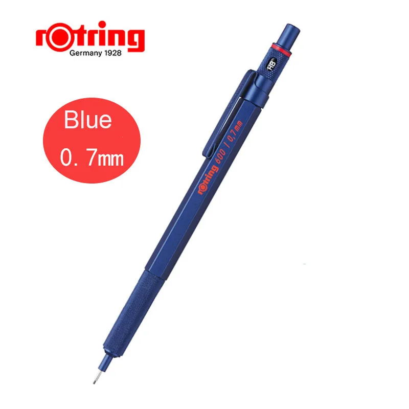 Ołówek automatyczny Rotring 600 z metalowym korpusem 0,5/0,7 mm Jasnoszary