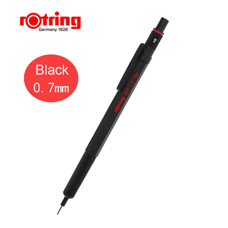 Ołówek automatyczny Rotring 600 z metalowym korpusem 0,5/0,7 mm żółty