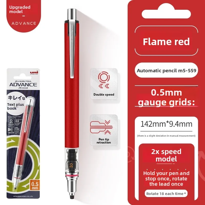 Ołówek automatyczny Uni Kuru Toga Advance M5-559 0,5 mm Jasnozielony