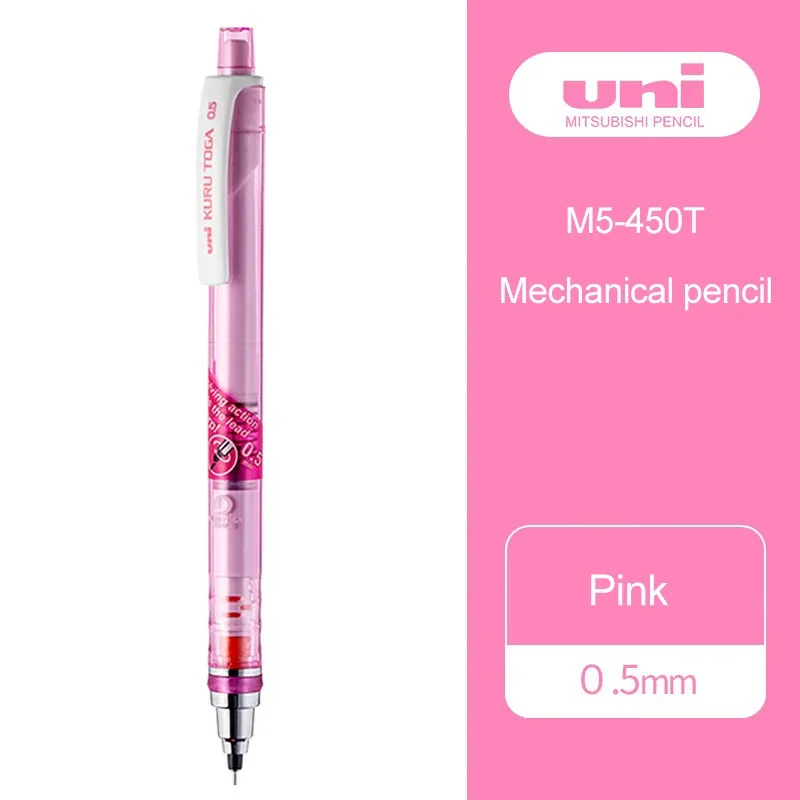 Ołówek automatyczny Uni Kuru Toga M5-450T 0,5 mm Czerwony