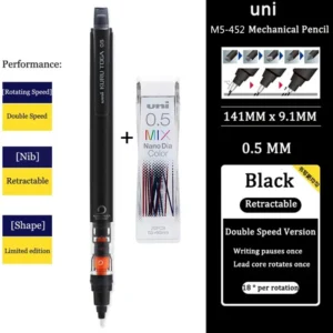 Ołówek automatyczny Uni Kurutoga 0,5 mm Jasnozielony