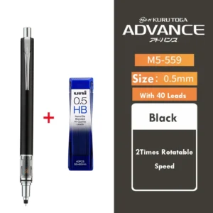 Ołówek automatyczny Uni Kuru Toga Advance 0,3/0,5/0,7 mm Jasny
