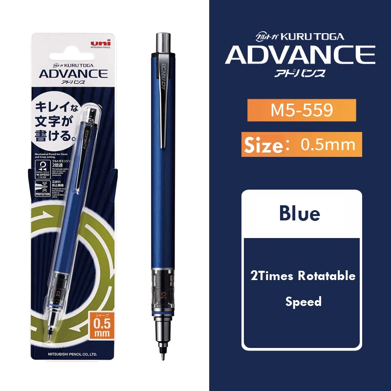 Ołówek automatyczny Uni Kuru Toga Advance M5-559 Czarny