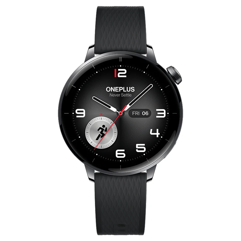 OnePlus Watch 3 smartwatch 43mm AMOLED Wear OS Czarny