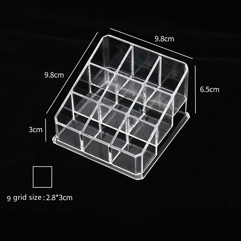Organizer na kosmetyki i szminki - pudełko z przegródkami Exquisite 9 grids