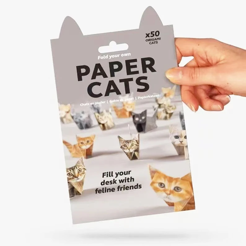 Origami zwierzęta 50 sztuk zestaw papieru do składania Biały
