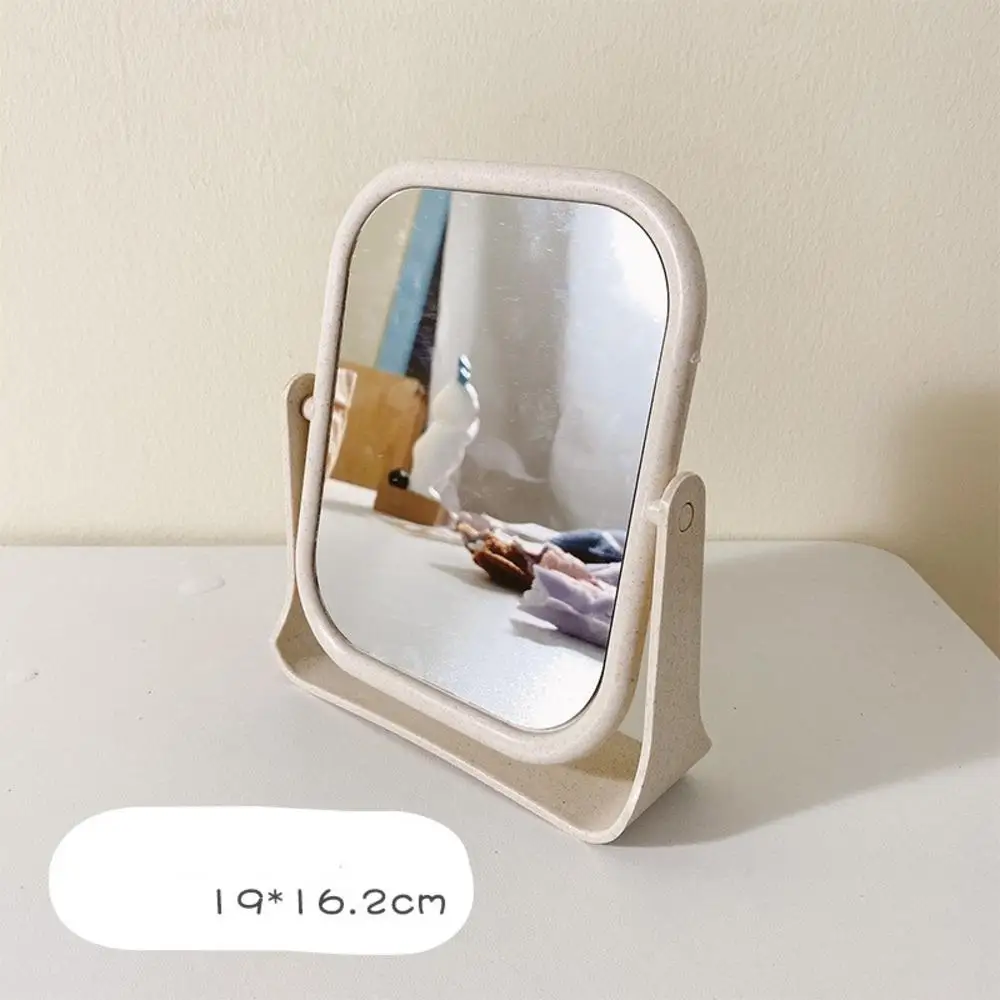 Owalne lustro do makijażu w stylu vintage obrotowe 360° Style c 2