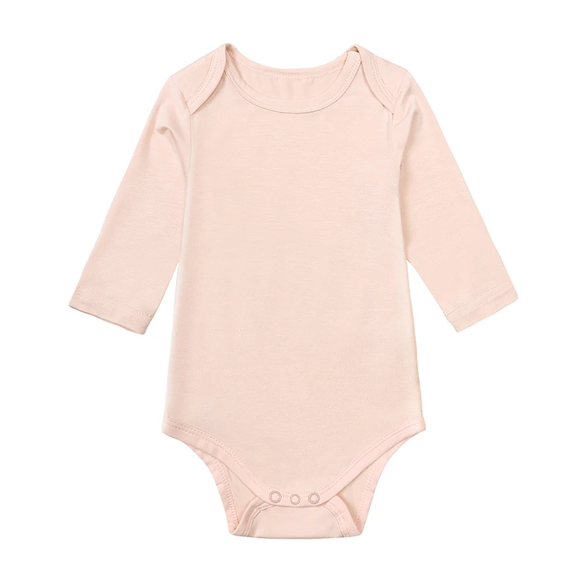 Pajacyk niemowlęcy z włókna bambusowego, długi rękaw, unisex 12