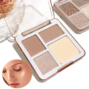 Paleta do konturowania w czterech matowych odcieniach Mieszany kolor