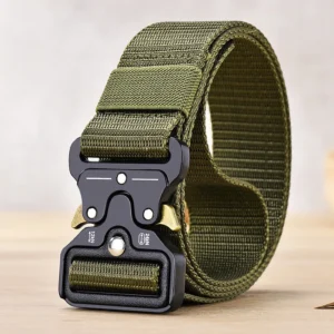 Pas taktyczny męski nylonowy outdoor survival Biały