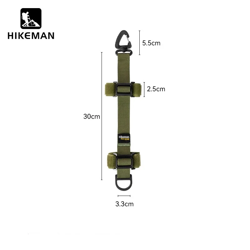Pasek rozszerzający HIKEMAN do plecaka - mocowanie Molle na ramię Khaki