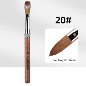 Pędzel do akrylu Kolinsky z drewnianą rączką Kolinsky brush 20