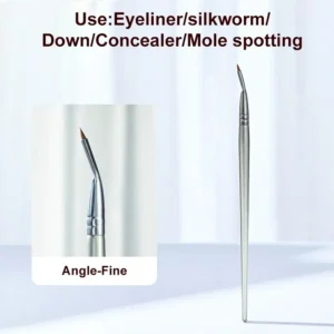 Pędzel do eyelinera z wygiętą końcówką – precyzyjny pod oczy Angle fine brush