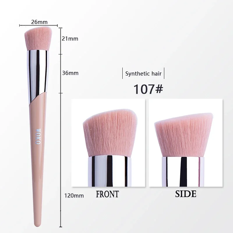 Pędzel do makijażu - puder, podkład, róż i kontur Fenty 107