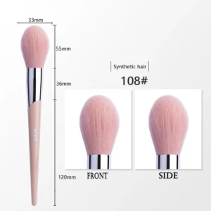 Pędzel do makijażu - puder, podkład, róż i kontur Fenty 108