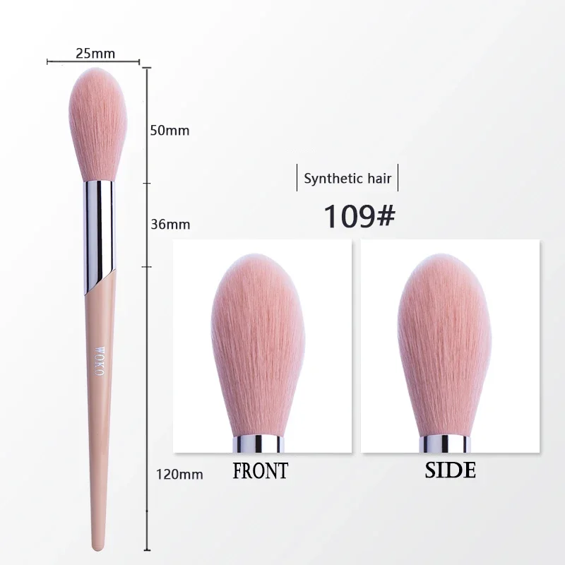 Pędzel do makijażu - puder, podkład, róż i kontur Fenty 109