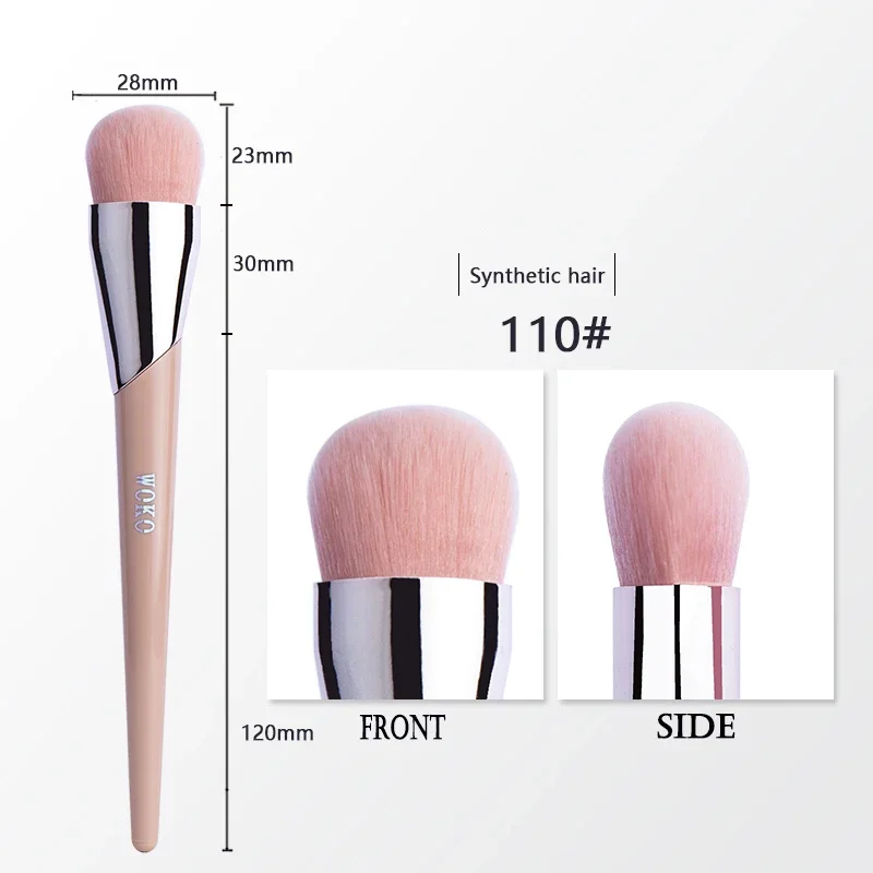 Pędzel do makijażu - puder, podkład, róż i kontur Fenty 110