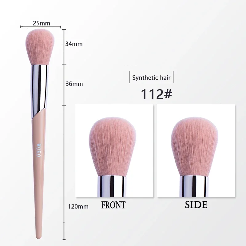 Pędzel do makijażu - puder, podkład, róż i kontur Fenty 112