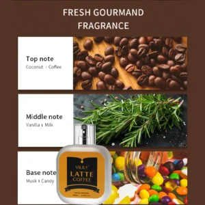 Perfumy Chocolate Cappuccino EDP 60ml dla kobiet Beżowy
