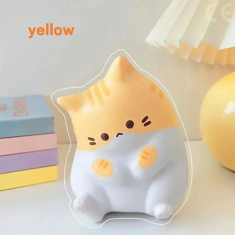 Piankowa zabawka antystresowa kot squishy - powoli wraca do kształtu Papai
