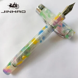 Pióro wieczne Jinhao 100 z srebrnym klipsem ze strzałką Jasny