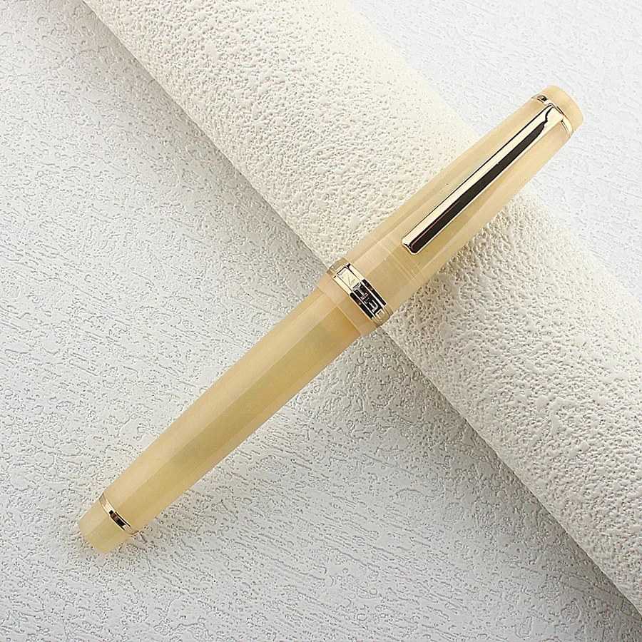 Pióro wieczne Jinhao 82 akrylowe ze stalówką EF/F, elegancki design Czerwony