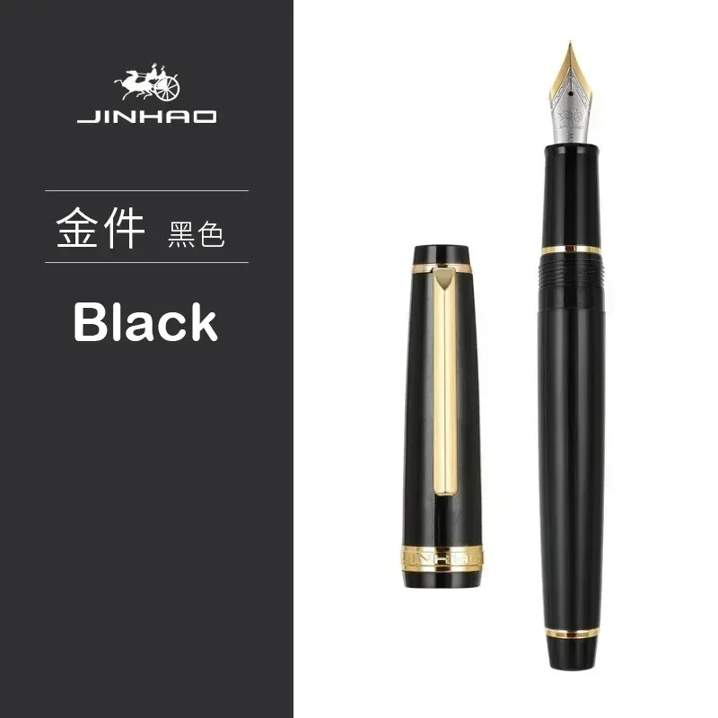 Pióro wieczne Jinhao 82 akrylowe ze stalówką 1,0 mm i złotym klipsem Biały