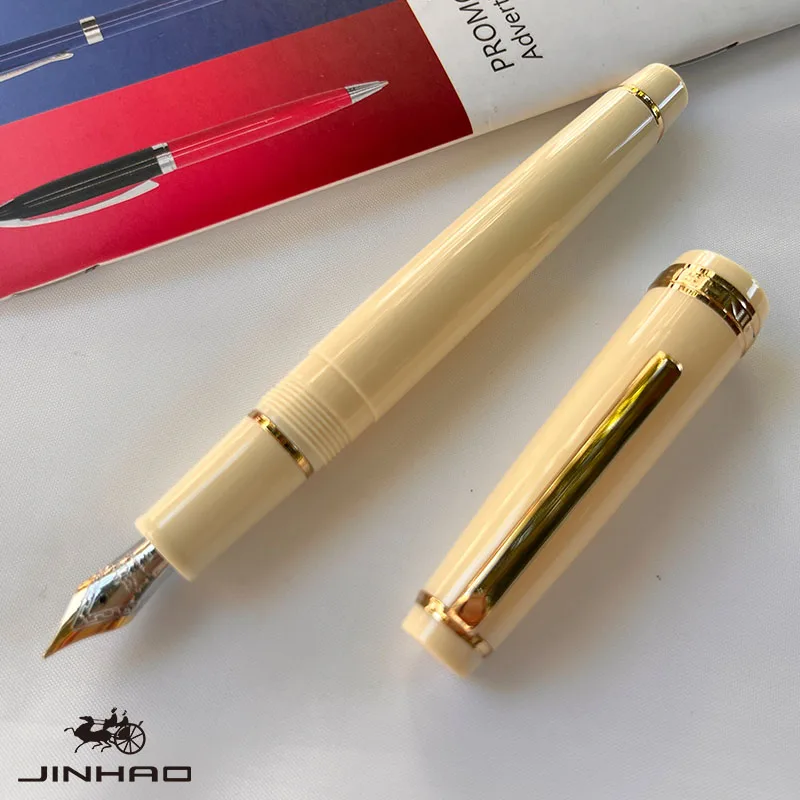 Pióro wieczne Jinhao 82 ze złotym klipsem i stalówką EF/F/M Khaki