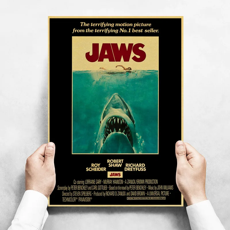 Plakat filmowy na płótnie, kultowe filmy i seriale, vintage 33