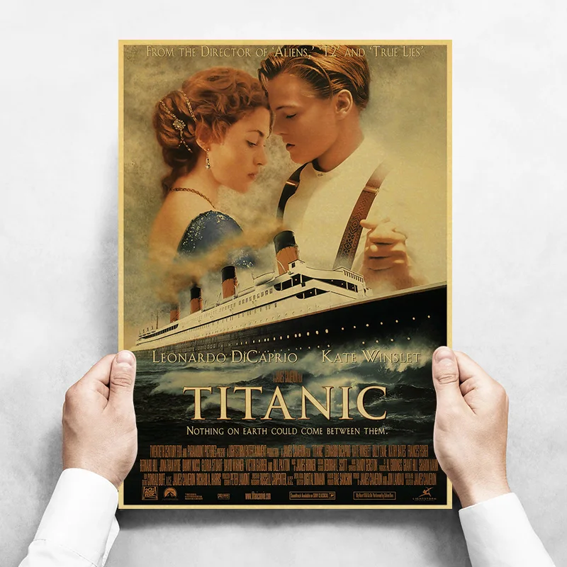 Plakat filmowy na płótnie, kultowe filmy i seriale, vintage 36