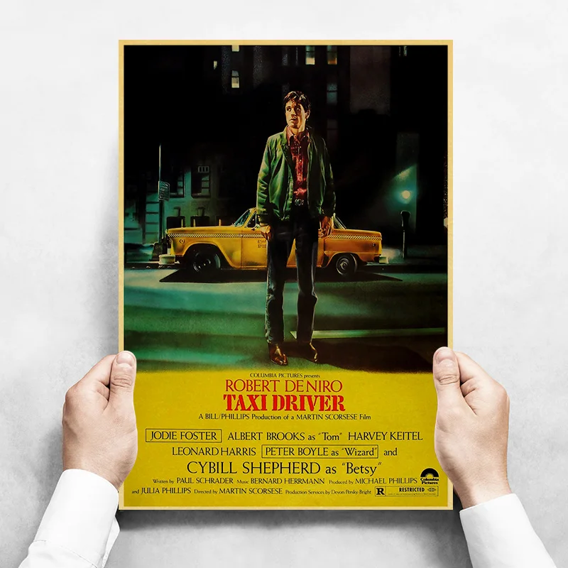 Plakat filmowy na płótnie, kultowe filmy i seriale, vintage 39