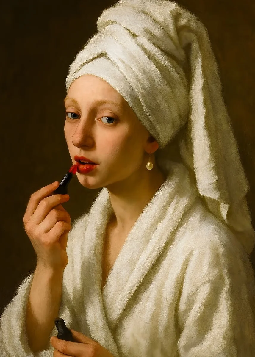 Plakat na płótnie Mona Lisa w stylu toaletowym Da5200