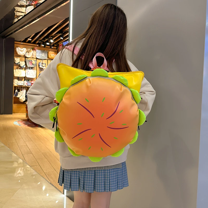 Plecak dla dziewczynki w kształcie hamburgera Backpacks