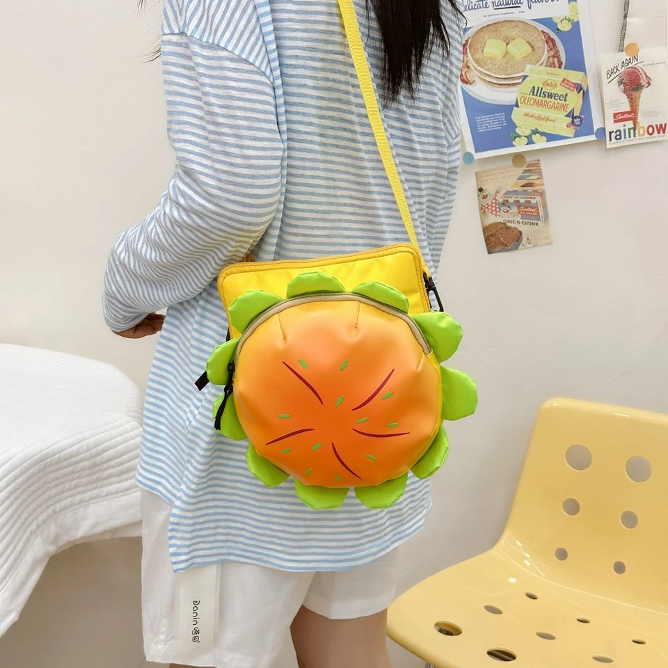 Plecak dla dziewczynki w kształcie hamburgera Shoulder bag