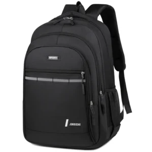 Plecak podróżny unisex na laptopa 16 cali, duża pojemność Czarny