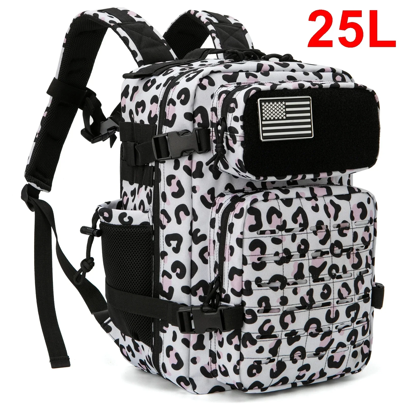 Plecak taktyczny 25L MOLLE outdoorowy turystyczny Cow camo