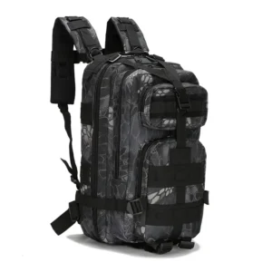 Plecak taktyczny 30L na trekking i wyprawy outdoor Czarny