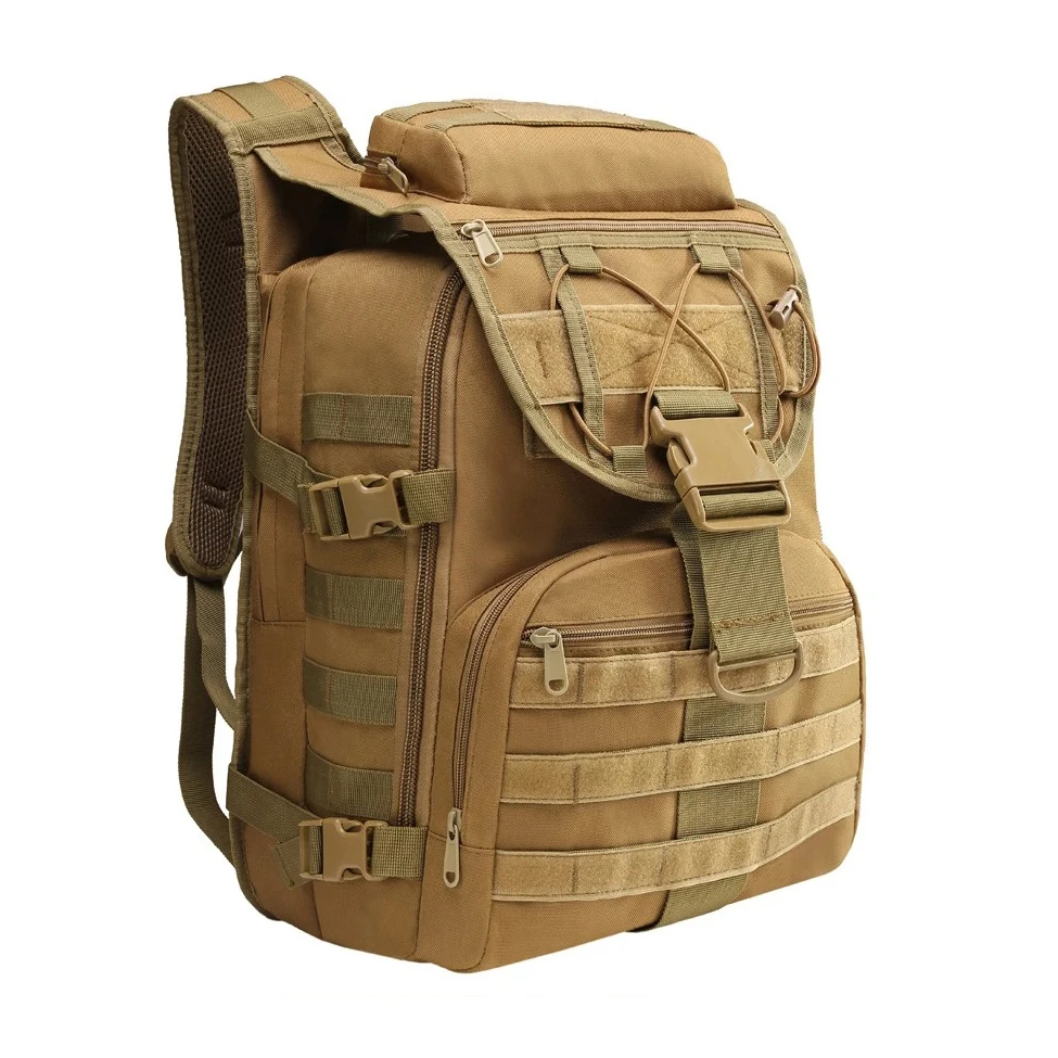 Plecak taktyczny męski 35L na turystykę i survival Khaki