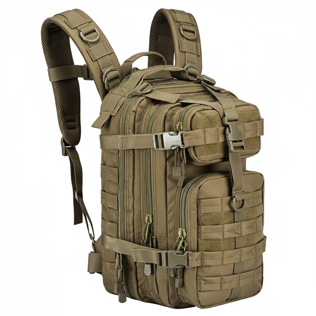 Plecak taktyczny outdoorowy 30L odporny na rozdarcia Khaki