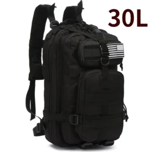 Plecak taktyczny wodoodporny 30L/50L z systemem MOLLE Czarny (30l)