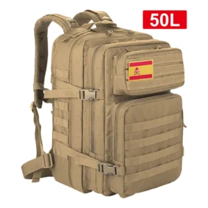 Plecak taktyczny wojskowy wodoodporny 25-50 L Khaki