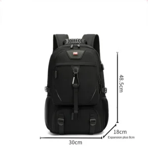 Plecak turystyczny trekkingowy 50/60/80L z portem USB Hs 01 1