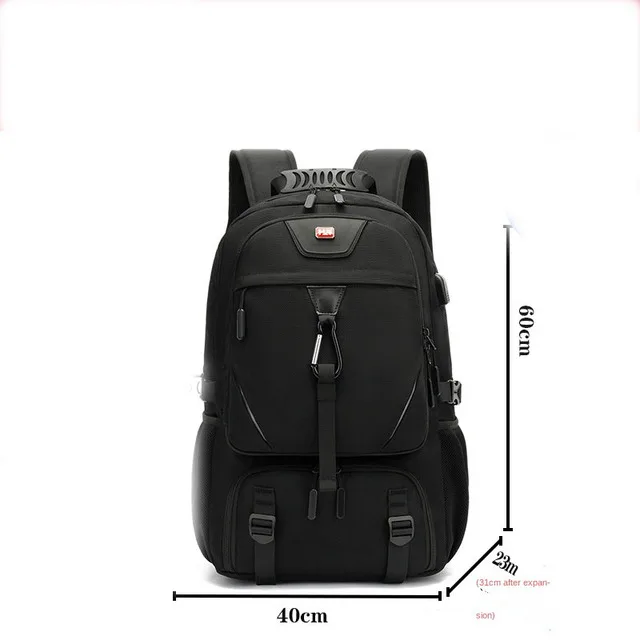 Plecak turystyczny trekkingowy 50/60/80L z portem USB Hs 01 3