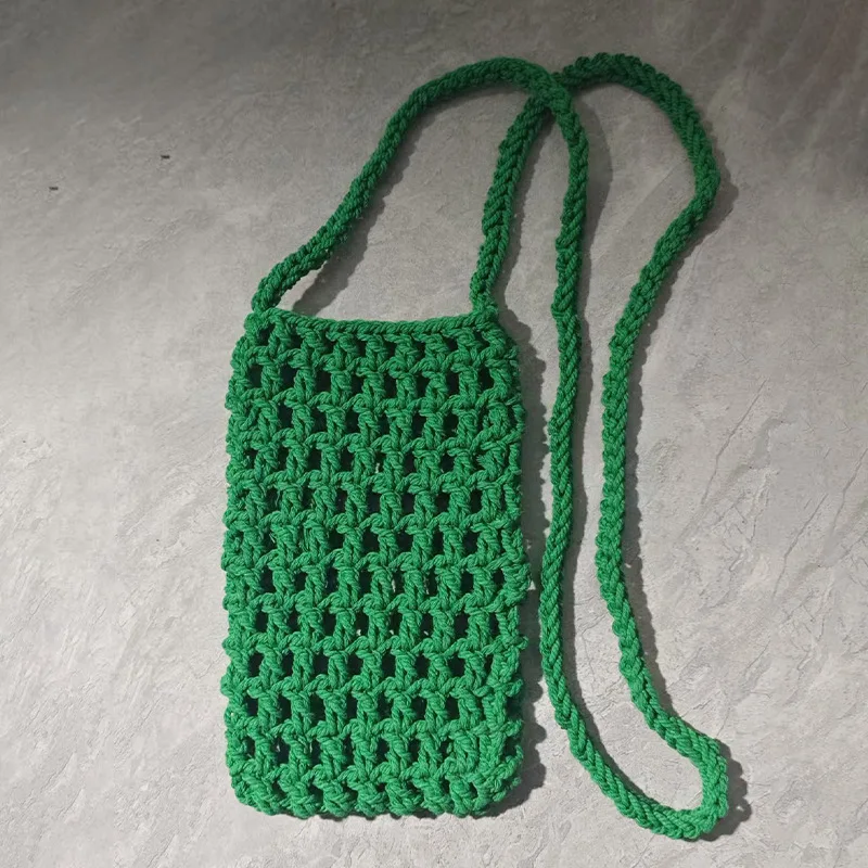 Pleciona torebka na telefon do noszenia crossbody B03