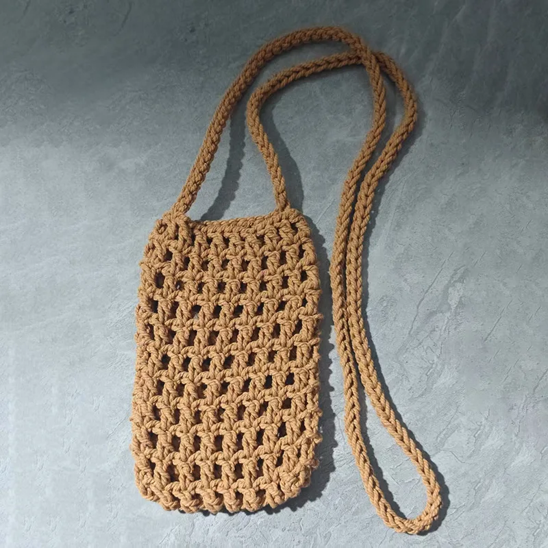 Pleciona torebka na telefon do noszenia crossbody B05