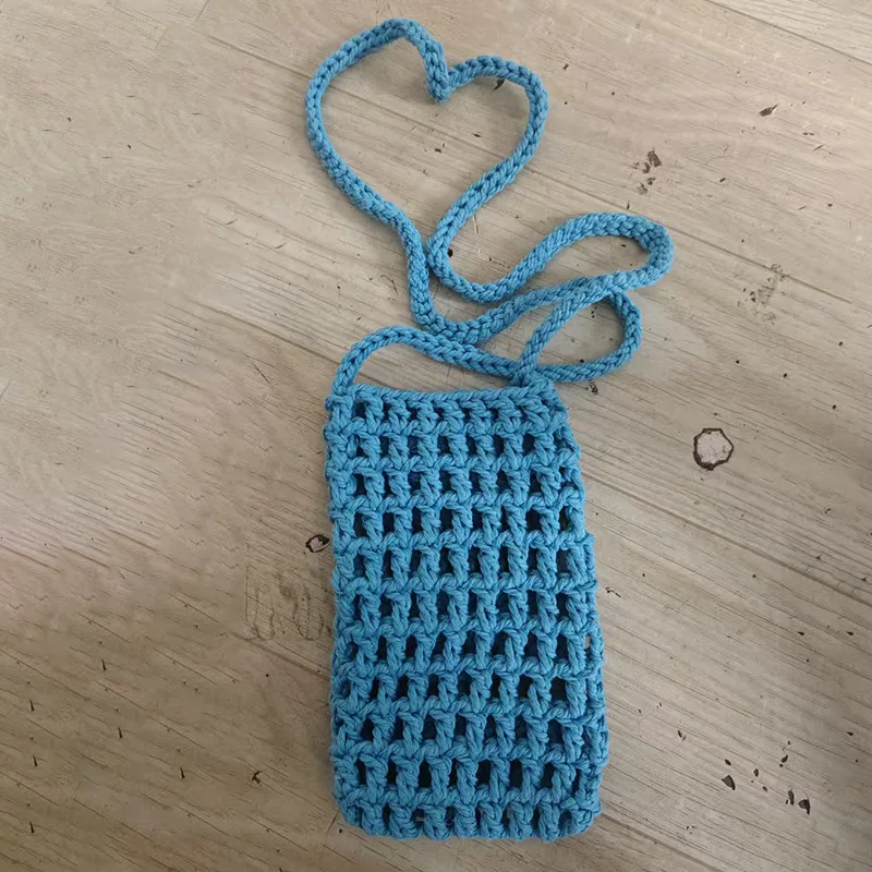 Pleciona torebka na telefon do noszenia crossbody B06