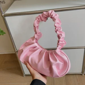 Plisowana torebka na ramię cloud bag 6