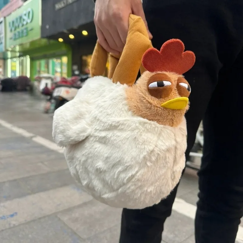Pluszowa torebka i brelok kura - śmieszny gadżet Hen handbag
