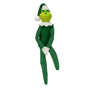 Pluszowy elf świąteczny - figurka dekoracyjna Zielony